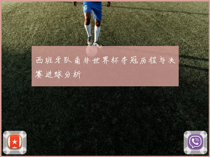 西班牙队南非世界杯夺冠历程与决赛进球分析